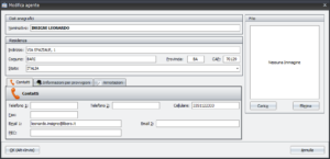 Anagrafica di un agente